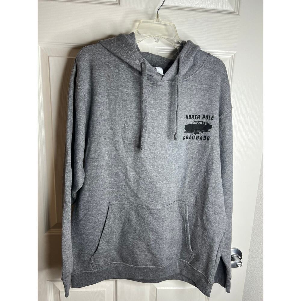 The Duck Company Unisex North Pole Colorado Hoodie Sweatshirt Grey NEW - Size L